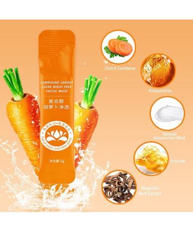FIONEL Carrothue Carrot Bubble Clarifying Mask - Deep Cleansing & Moisturizing (3BOX) - Buy Online on GoSupps.com