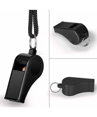 Fya Super Loud Sports Whistle with Lanyard and Mouth Grip - Ideal for Coaches, Referees, Emergency, Lifeguard, Survival - Outdoor Black - Buy Online on GoSupps.com