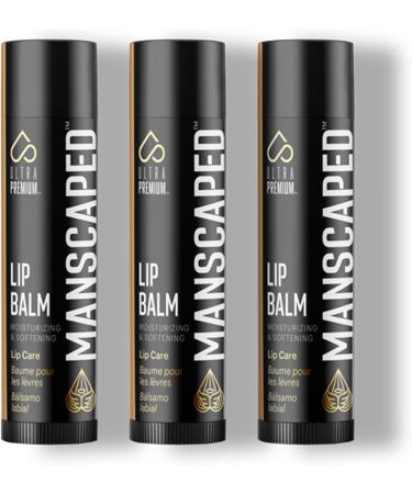 MANSCAPED Lip Balm Moisturizing and Soothing Enriched with Vitamin E Peppermint Oil and Eucalyptus Oil for Chapped Lips Matte Finish (Pack of 3) - Buy Online on GoSupps.com