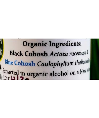Organic Black Cohosh & Blue Cohosh Herbal Tincture | Handcrafted by Traditional Herbalists - Buy Online on GoSupps.com