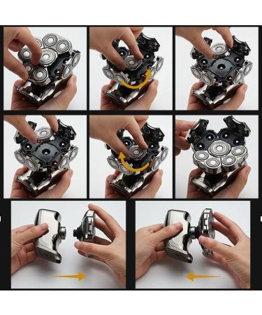 Electric Razor for Men | 9D Shaver for Bald Men | 6-in-1 Grooming Kit with Trimmer & LED Display | Wet/Dry Use - Buy Online on GoSupps.com