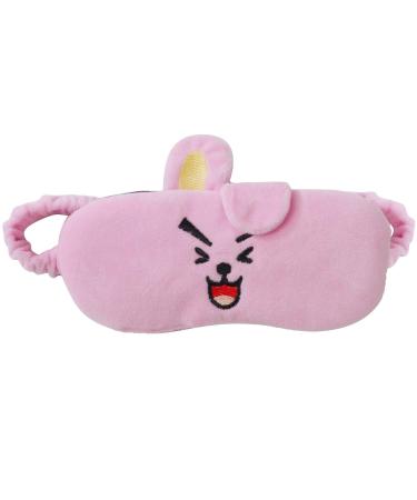 BT21 LINE Friends Cooky Sleep Mask Eye Cover Blindfold for Sleeping Pink One Size