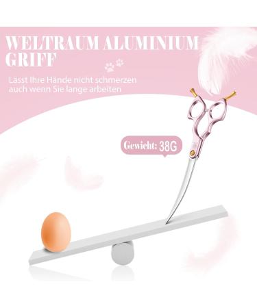 Purple Dragon 6.5 Dog Grooming Scissors - Ultra-Light Aluminum Handle JP 440C Steel - Perfect for Dog & Cat Hairdressers - Beginners Friendly - Buy Online on GoSupps.com