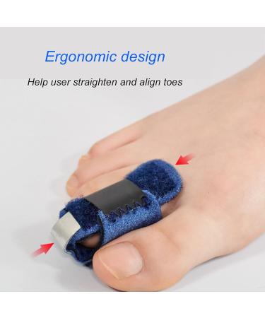 Buy Hammer Toe Straightener | Ergonomic Claw Toe Corrector for Fracture Recovery - Breathable & Adjustable - Buy Online on GoSupps.com