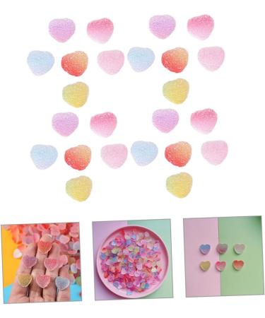 Toyvian 60pcs Simulation Gummies Candies Models Resin Candy Embellishments Taste Material - Buy Online on GoSupps.com