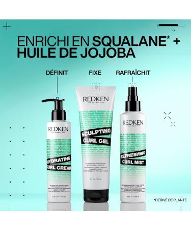 Redken Vegan Revitalizing Mist Moisturizes & Refreshes Curls Formula with Jojoba & Squalane Oil Curly Curly & Kinky Silicone & Sulfate Free Hybrid Curl Stylers 250ml - Buy Online on GoSupps.com