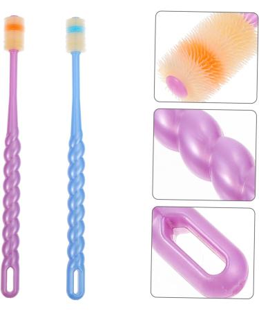 Minkissy 24 Pack Soft Bristle Kids Toothbrushes - Baby Oral Care Brush with Fur Handle | Toddler Tooth Cleaning Solution - Buy Online on GoSupps.com