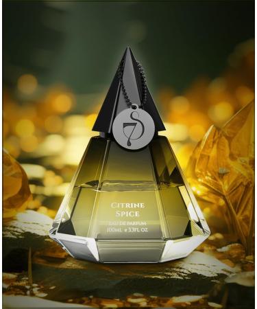 7'S Unisex Perfume Long-Lasting Luxury Fragrance for Men & Women Eau de Parfum 100ml for Valentine's Day & Special Occasions (CITRINE SPICE - Fresh) - Buy Online on GoSupps.com