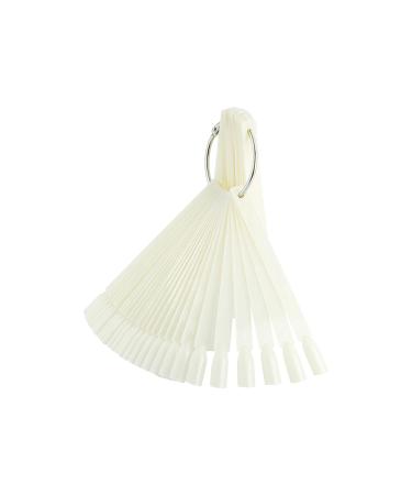 50 Nail Tips Display Set | Nail Swatches with Iron Ring | Perfect for Beginners & Nail Salons | Nail Art Praxis Tool for Accurate Display - Buy Online on GoSupps.com