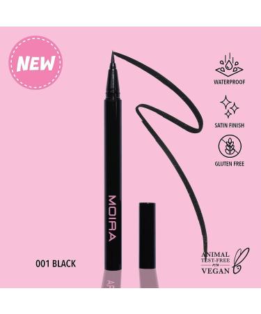 Moira Precision Liquid Liner - 001 Black | Long-Lasting & Smudge-Proof - Buy Online on GoSupps.com