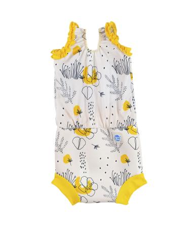 Splash About Happy Nappy Costume with Reusable Swim Nappy Flower Meadow 6-14 Months