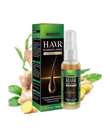 HADAVAKA Ginger Hair Growth Serum Hair Regrowth Spray Hair Growth Essential Oils Hair Serum Hair Nutrient Liquid Hair Conditioning Essential Oils Hair Growth Spray For Hair Care (1 pc)