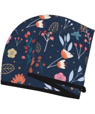 Colorful Flowers Microfiber Hair Towel | Soft & Super Absorbent Hair Wrap for Long Curly & Thick Hair | Quick Dry Coral Velvet Cap for Women - Buy Online on GoSupps.com
