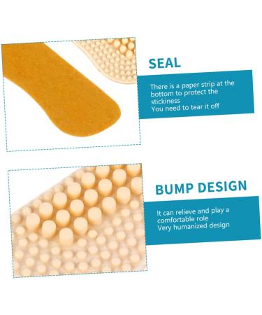3 Pairs Adhesive Heel Pads - Cushions & Protectors for Comfortable Footwear | Self-Adhesive Heel Inserts & Moleskin Liners - Beige - Buy Online on GoSupps.com