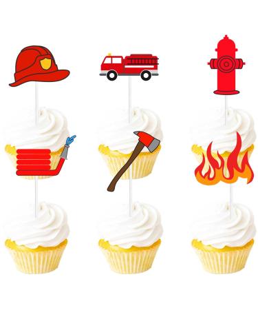 S-Cp-0036 Ice Cream Fruit Dessert Cupcake Topper Colorful Glitter Happy Birthday Sensory Pop Game Theme Decor Supplies Baby Shower Boys Girls Birthday Party Decorations