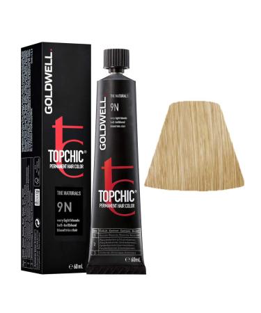 Goldwell Topchic hair color 9N light-light blonde 60 ml 1 pack (1x 0.06 L) 9N light-light blonde 60 ml (1 pack)