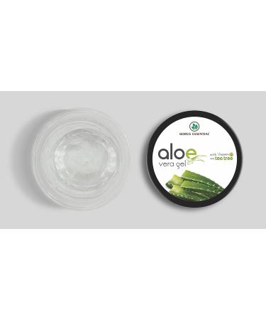 Pure Aloe Vera Gel with Vitamin E & Tea Tree 200g for Skin & Hair Care | International Shipping - Buy Online on GoSupps.com