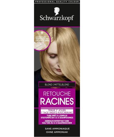 Schwarzkopf - 7 Day Root Touch-Up - Temporary Hair Color - Gray Coverage - Ammonia Free - Blonde - Buy Online on GoSupps.com