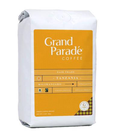 Grand Parade Coffee, 3 Lbs Unroasted Green Coffee Beans - Tanzania AA Kilimanjaro Single Origin - Specialty Arabica - Fair Trade