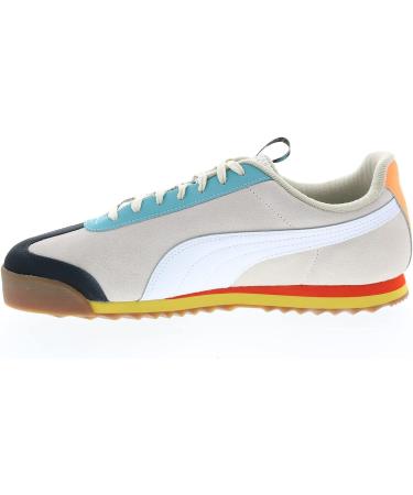PUMA Men's Roma Basic HC Lifestyle Sneakers Shoes 11.5 - White Porcelain - Buy Online on GoSupps.com