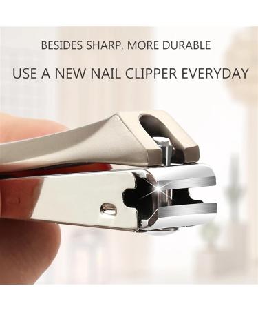 Shape Anti Splash Nail Clippers Large and Sharp Nails Stainless Steel Nail Clipper Set Creative Diagonal Nail Enhancement Black Set - Buy Online on GoSupps.com