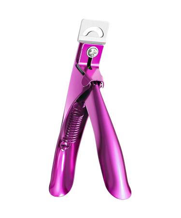 MelodySusie Acrylic Nail Clippers, Professional Nail Clippers Cutters for Acrylic Nails Fake Nail Tips, Adjustable Stainless Nail Trimmer, Manicure Tool for Salon Home Nail Art, Purple E-purple - Buy Online on GoSupps.com
