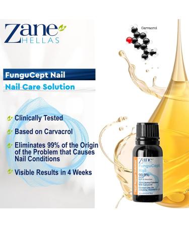 Fungucept Nail Repair - Anti Fungal Nail Solution for Healthy, Strong, and Beautiful Nails - Buy Online on GoSupps.com