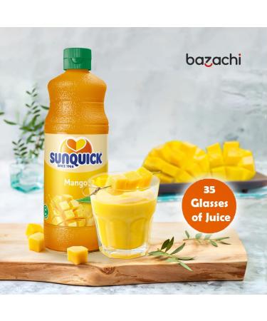 Sunquick Real Fruit Concentrate Juicer - Fruity Refreshment (Mango 1 Bottle) - Buy Online on GoSupps.com