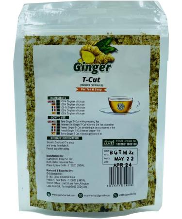 SVATV Ginger Loose tea Cut granules | Loose Leaf Herbal Tea | Boosts immunity | Excellent for tea coffee Pastries & cooking - 100g 3.52 oz 0.22 Lbs - Buy Online on GoSupps.com
