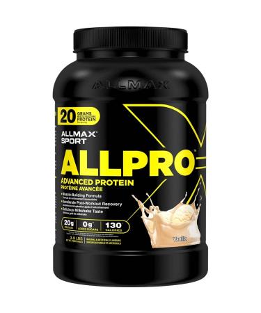 Allmax Sport Allpro Advanced Protein 100% Whey Protein (Vanilla 3.2 LB)