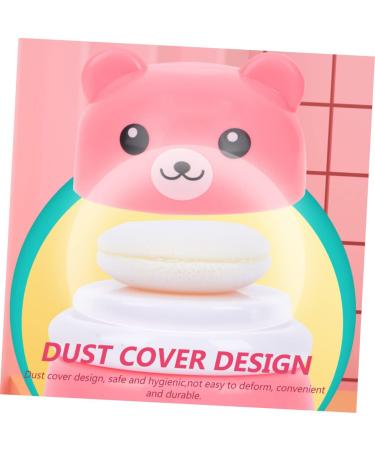 Balacoo 2pcs Body Powder Box Body Powder Puff Loose Powder Containers Refillable Cosmetic Containers Travel Pink 10x7cm - Buy Online on GoSupps.com