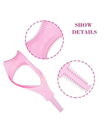 3-Piece Mascara Shield Guard Set | Lash Buddy Eyelash Tool & Applicator for Perfect Makeup | Pink & Blue - Buy Online on GoSupps.com