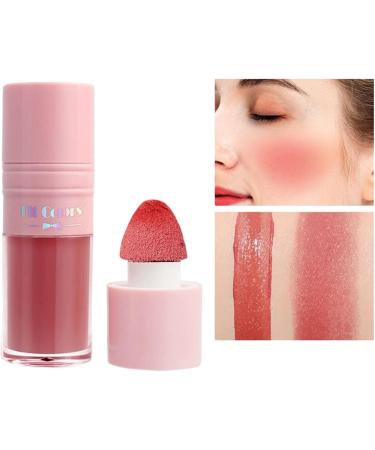 Liquid Face Cheek Blush | 8ml Cream Face Blush Stick | Natural-Looking Matte Blush for Cheeks Long-Wearing Waterproof Dewy Cheek Tint Aezon 04 - Buy Online on GoSupps.com