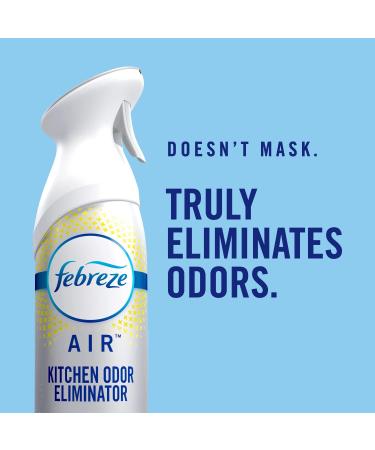 Febreze Kitchen Odor Fighter Air Freshener Spray, Fresh Lemon Scent - 8.8 oz Aerosol Can (Pack of 3) - Buy Online on GoSupps.com