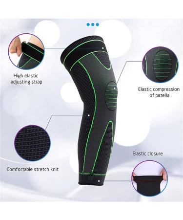 2Pcs Tourmaline Acupressure Self-Heating Knee Sleeve & Shaping Socks Set - Green (L) - Buy Online on GoSupps.com