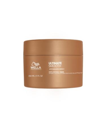 Wella Professionals Ultimate Smooth Masque capillaire nourrissant base de squalane et d'om ga-9 pour cheveux secs ternes et fris s (150ml) Masque 150 ml