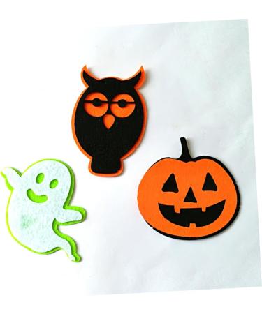 Lurrose Halloween DIY Patch 3pcs Decor Lipgloss Halloween Arts and Crafts Halloween Badge Patch Lip Gloss Ghost Pearlescent - Buy Online on GoSupps.com