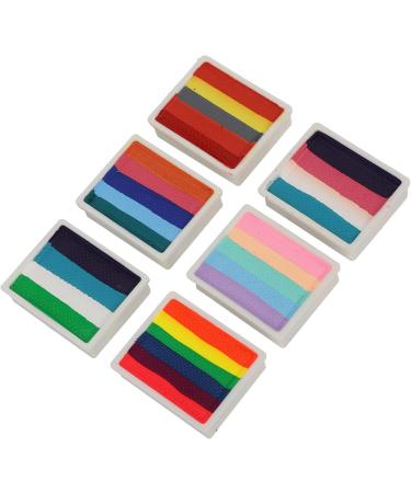  Rosvola Body Paint Kit Bright Colors Safe Body Paint Palette 60g Water Based for Party Cosplay - Buy Online on GoSupps.com