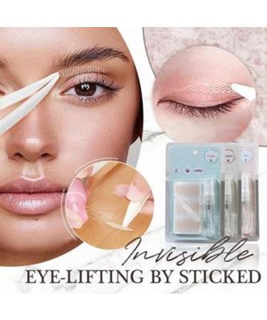 Double Eyelid Stickers 60 Pairs Double Eyelid Tape Breathable Single Side Sticky Double Eyelid Tape Paste Stickers Instant Eyelid Lift Fiber Strips for for Women Hooded Droopy Uneven Mono-eyelids - Buy Online on GoSupps.com