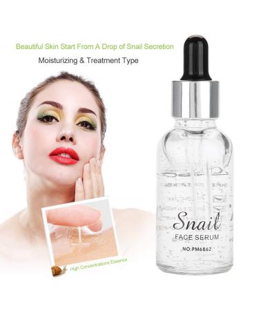 Hydrating Snail Serum - Anti-Aging Face Essence with Collagen | Moisturizing Striae & Wrinkle Cream - 30ml - Buy Online on GoSupps.com