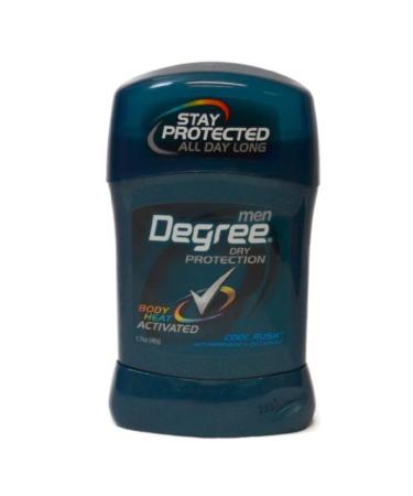 Degree Deodorant 1.7 oz Men's Cool Rush (50ml) - Buy 3 Pack | International Shipping Available - Buy Online on GoSupps.com