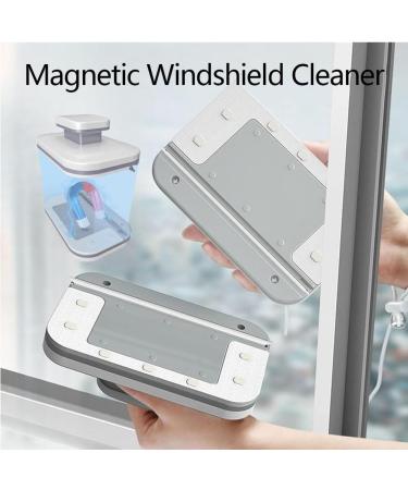 Magnetic Window Cleaner Magnetic Windshield Cleaner Tool Double-Sided Window Cleaner Glass Wiper Square Shape Glass Wiper Cleaning Tool for High Window Rise and Car Glazed Windows(3-10mm) - Buy Online on GoSupps.com