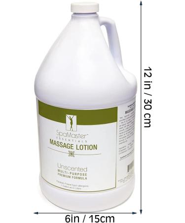 Organic Unscented Massage Lotion - Vitamin-Rich & Water-Soluble | 1 Gallon - Shop Internationally - Buy Online on GoSupps.com