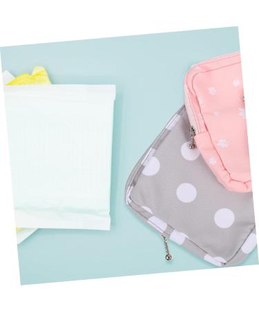 Gleavi 4-Piece Women's Binding Bags | Blumen Makeup & Lipstick Holder Set | Portable Period & Makeup Bags | Stylish Accessories 15x15x4cm - Buy Online on GoSupps.com