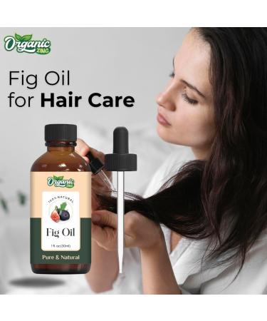 Pure Fig Oil (Ficus carica) - Natural Carrier Oil for Skin Hair & Aromatherapy | 1.01 fl oz (30ml - Buy Online on GoSupps.com