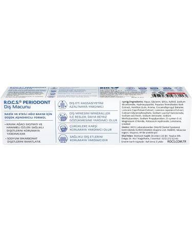 R.O.C.S. Vegan Fluoride-Free Toothpaste for Sensitive Teeth | Anti-Inflammatory Care with Natural Extracts - Special Gum Protection - Buy Online on GoSupps.com