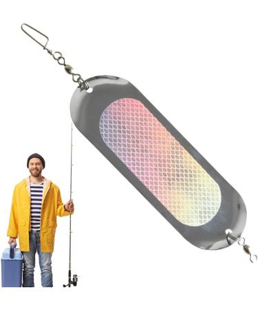 Genikeer Fishing Indicators - 2 PCs Trolling Salmon Bait Boards | 4.5 Inches Metal Flash 23g Light-Up for Fresh & Sea Water Fishing - Buy Online on GoSupps.com