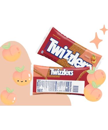 1 Share Bag - Twizzlers Peach - Imported from US - Low Fat Snack - Buy Online on GoSupps.com