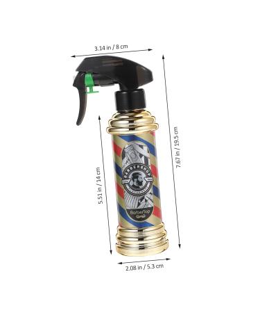 FRCOLOR Refillable Cosmetic Spray Bottle - Vintage Fuel Injector Plant Mister - 5.2x5.2x20cm - Ideal for Travel & Watering Plants - Golden - Buy Online on GoSupps.com