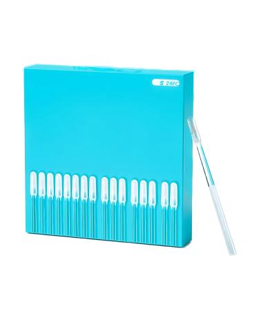 Adhesive Ear Sticks 24PCS Sticky Ear Pick Ear Cleaner Reusable Earwax Remover Tool for Ear Cleaning Home Sticky Ear Wax Cleaner Sticky Ear Cleaning Stick for Adults and Children (S) Small